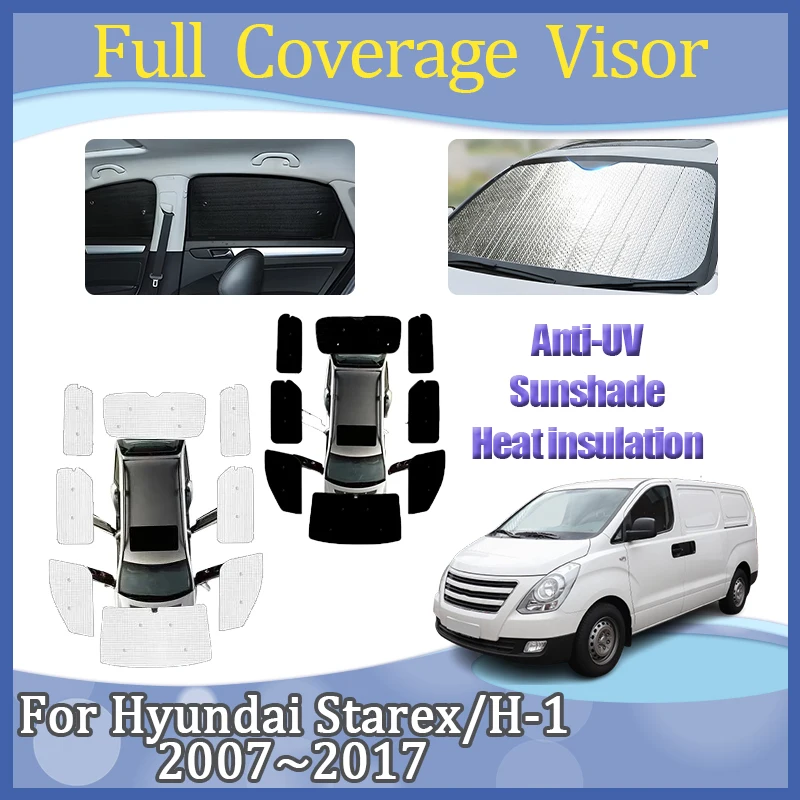 Фото Для Hyundai Starex iMax H-1 TQ iLoad 2007~2017 2008 оконные шторки солнцезащитные козырьки солнцезащитный экран для окон анти-УФ-лучи автомобильные аксессуары №1