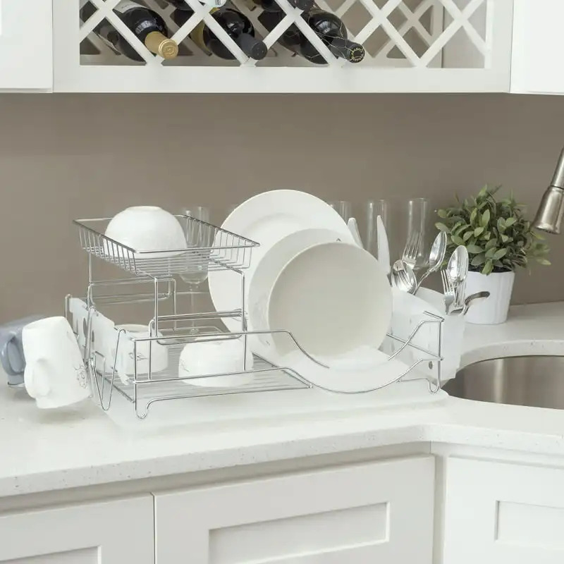 

Plated Steel 2 Tier Dish Drainer