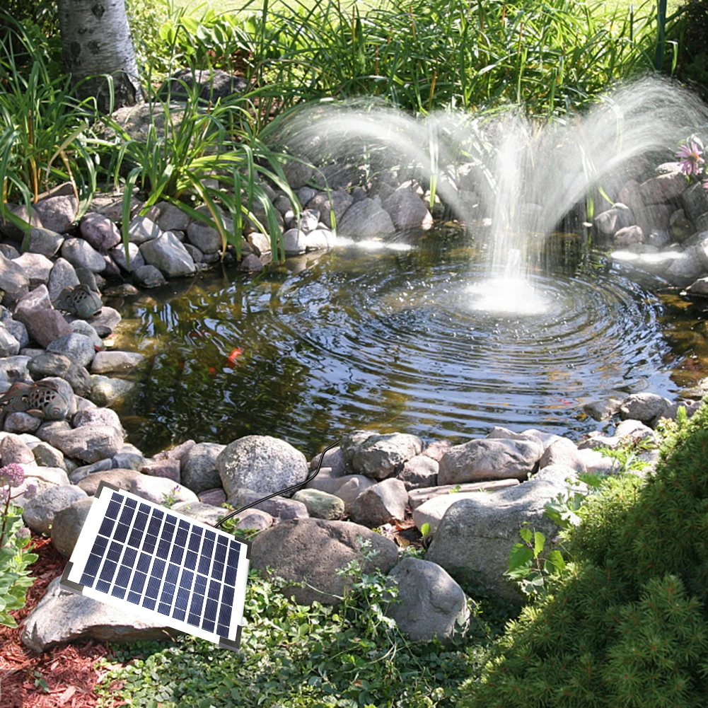 2022 новый набор водяных фонтанов с питанием от солнечной панели распылитель воды