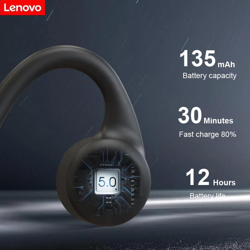 Bluetooth-наушники Lenovo X5 с костной проводимостью 8 ГБ водостойкие |