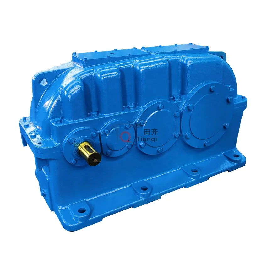 ZSY параллельный вал с жесткими зубьями спиральный редуктор скорости морской