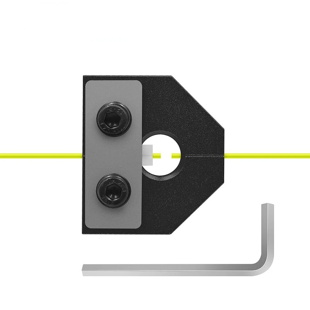 

Детали для 3D-принтера, коннектор для филамента сварщика, 1,75 мм, PLA, ABS, TPU, стандартный алюминиевый блок для 3D-принтера Ender 3Pro, Anet, SKR