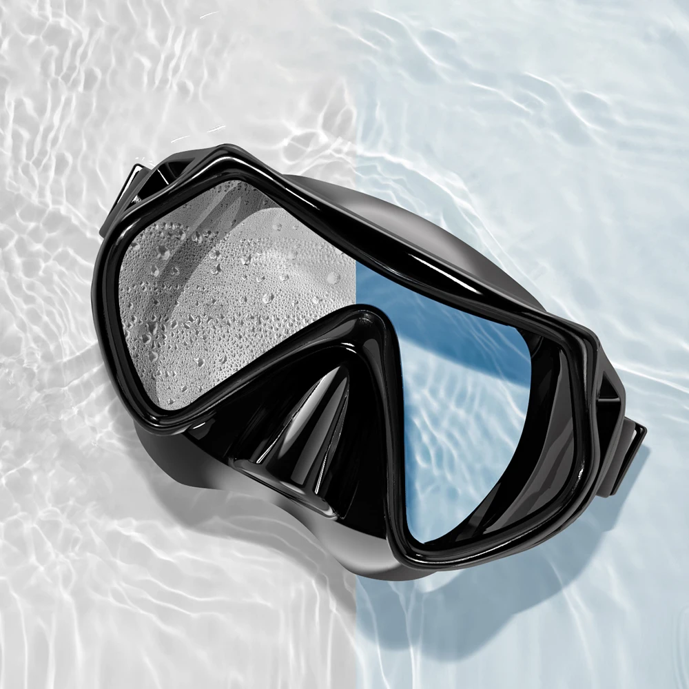 Маска для подводного плавания незапотевающие очки дайвинга детей плавательная