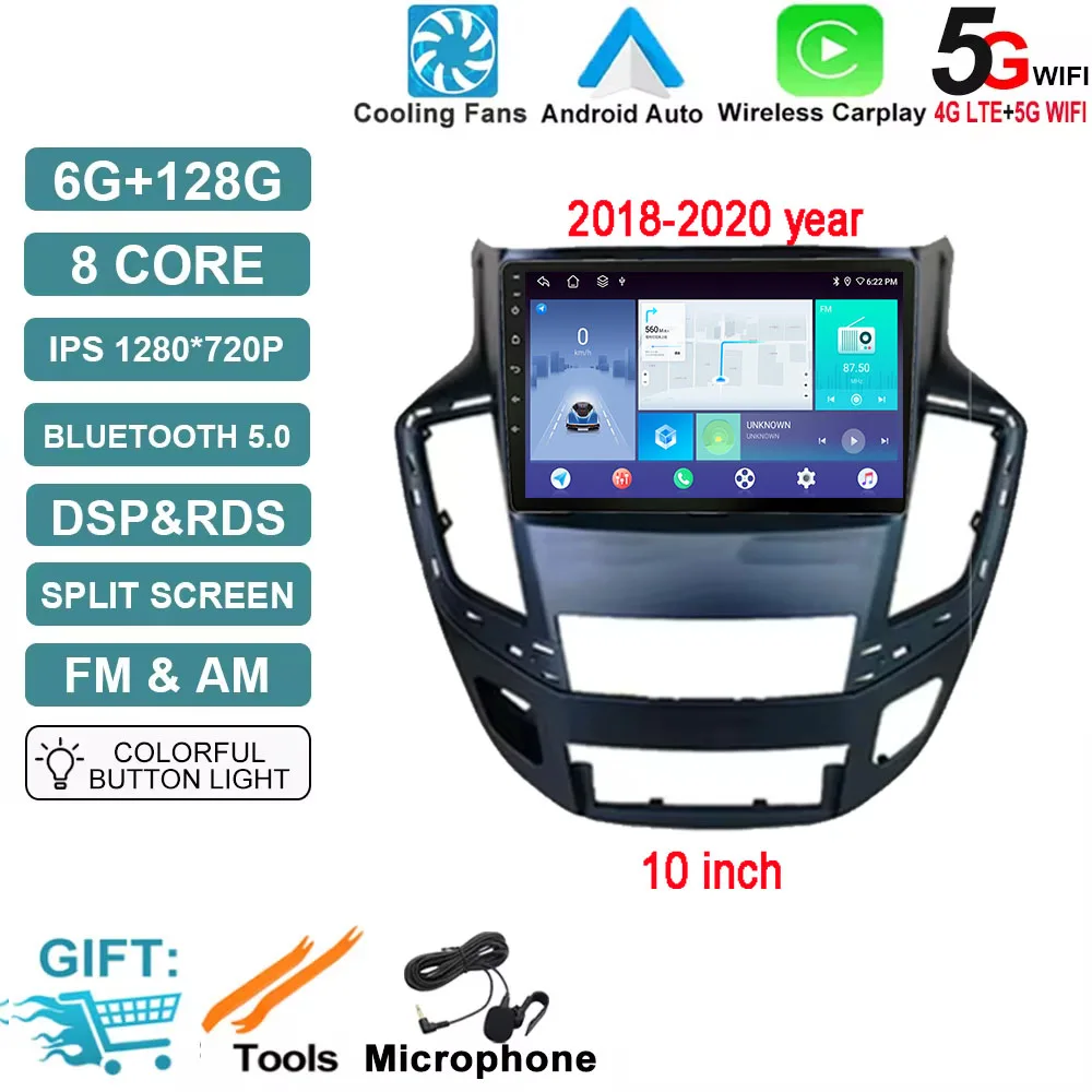 

Автомобильный радиоприемник Android 14, автомобильный мультимедийный стерео плеер, головное устройство для Dongfeng AX7 2015-2020, GPS-навигация, 4G LTE, фонарь, Wi-Fi, 5,0 BT