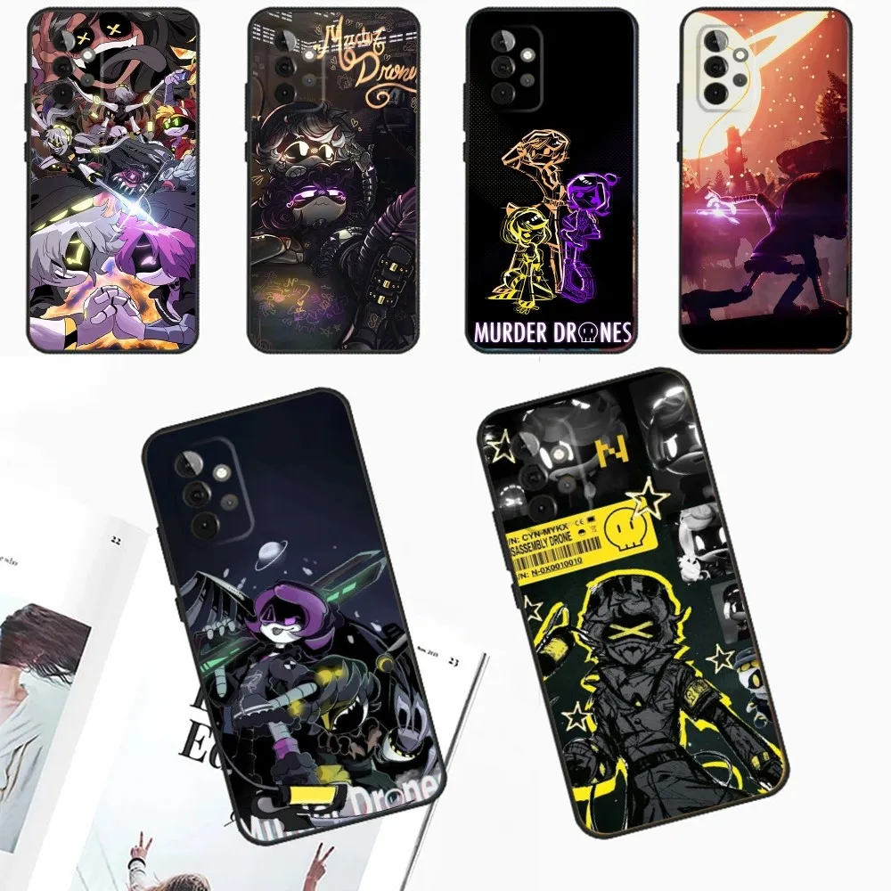 M-Murder D-Drones N V U-Uzi Phone Case For Samsung Galaxy A13 A21s A22 A31 A32 A52 A53 A71 A80 A91 Soft Black Cover