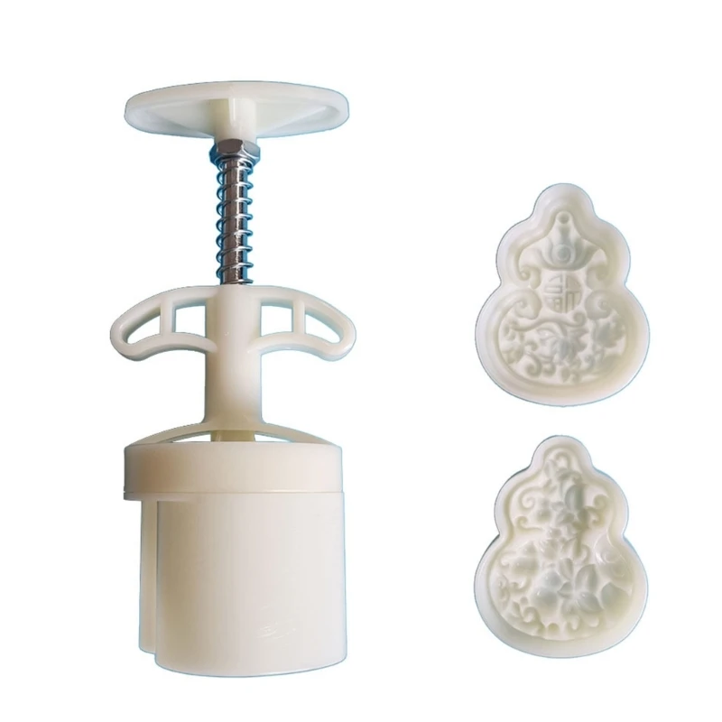 

Mooncake Molds Plastic Mooncake Tools Hand Pressure Plastic Material for Baking Dropship