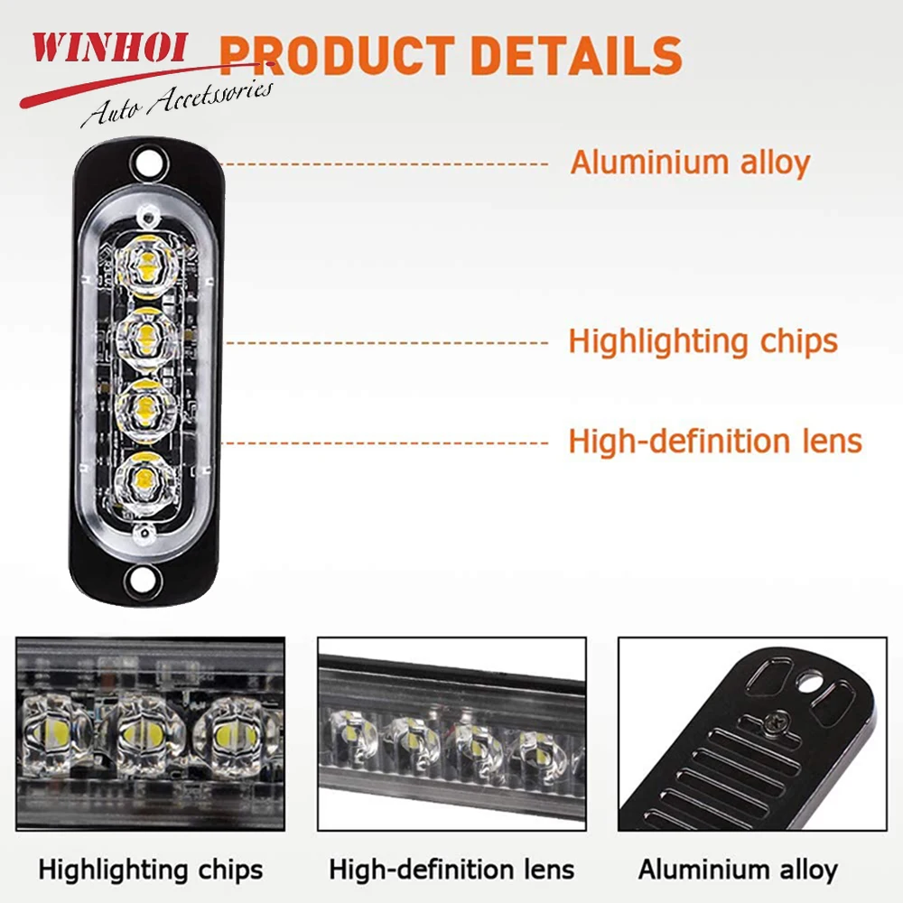 16 Светодиодный беспроводные автомобильные аварийные огни автомобильная