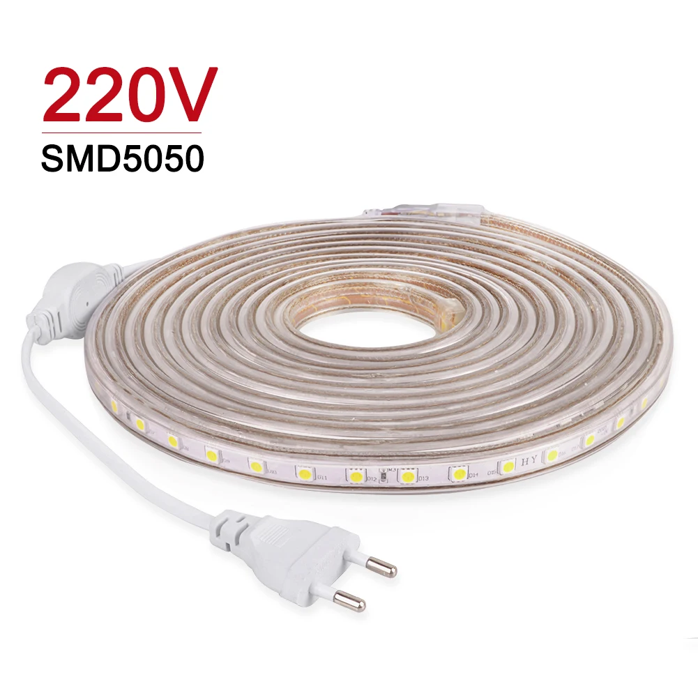 Светодиодная неоновая лента SMD5050 220 В 60 светодиодов/м |