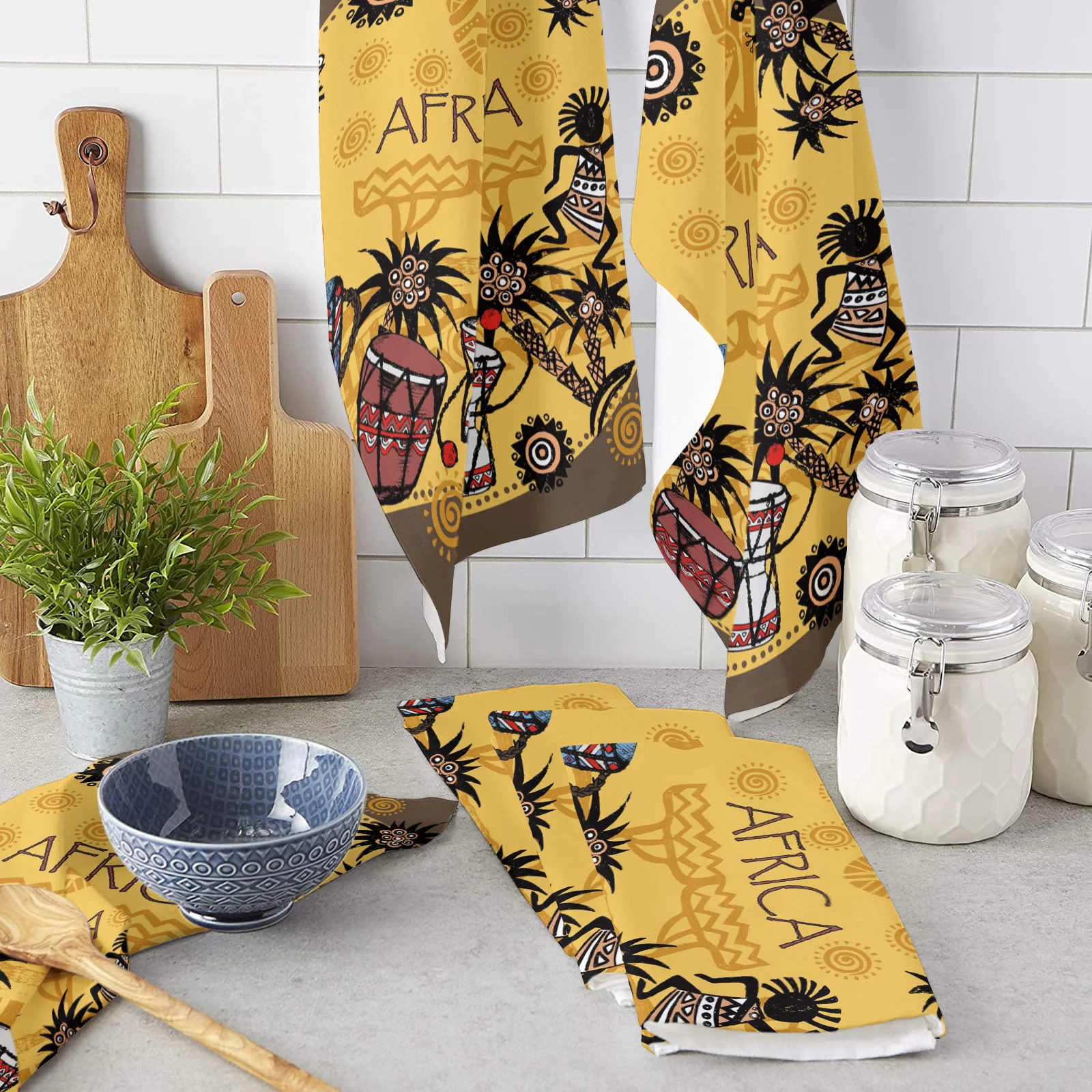 

Полотенце из микрофибры в этническом стиле