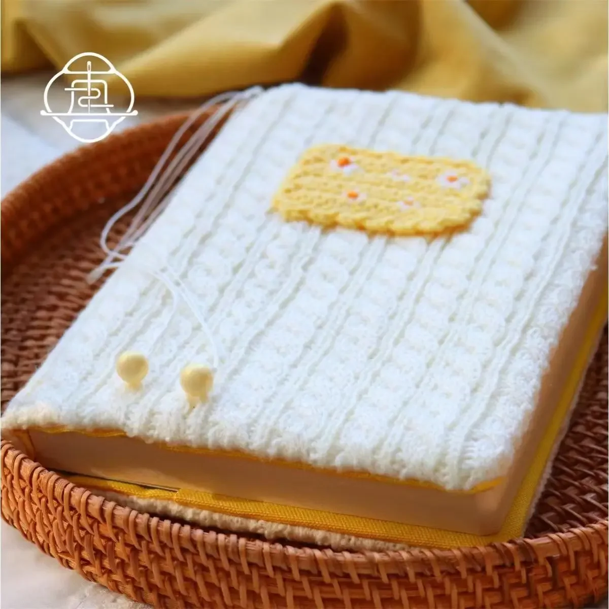 [Белый Хлопковый цветочный] оригинальные чехлы для блокнотов A5 A6 ручной работы