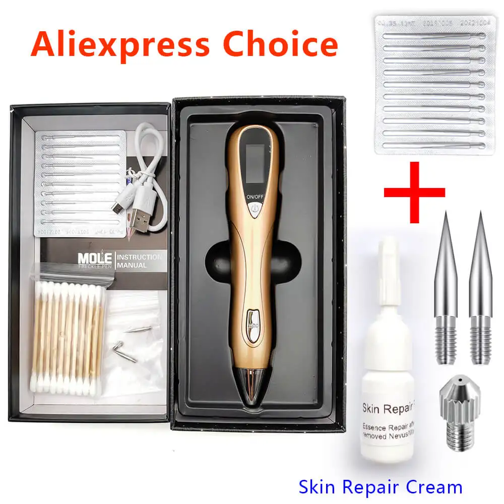 

Mole Nevus Removal Laser Pen Wart Plasma Remover Skin Tattoo Pore Blackhead Acne Corn Freckle Electric Sweep Face Dark Age Spot