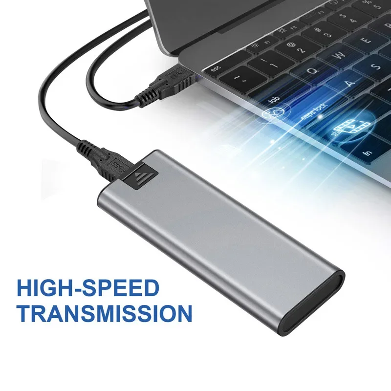 Новый корпус жесткого диска M.2 USB3.1 Type-C к M.2NGFF Корпус твердотельного накопителя