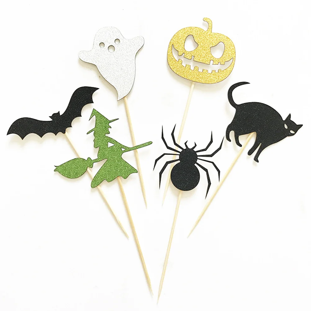 

12pcs Cupcake Topper Cake Dessert Decoration Picks Insert Toppers Party Supplies