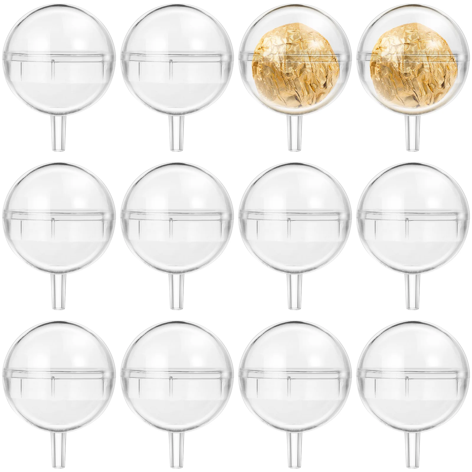 

Chocolate Cup Fixator Acrylic Candy Flower Shop Supplies Valentine's Day Lidded Bouquet Decoration Balls