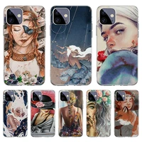art painting case for iphone 11 12 pro max 13 7 8 plus xr xs x 12 mini 6 6s se 2020 se2 cover shell funda coque