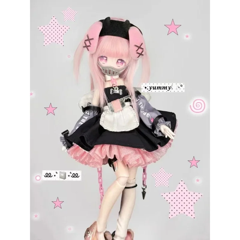 Фото Коллекционная кукла Inedible Dolls Blind Box Lovely Kwaidan, масштаб 1/8, с имплантированными волосами, BJD-фигурка, милая, жуткая, в тематике кролика, для коллекционеров №4