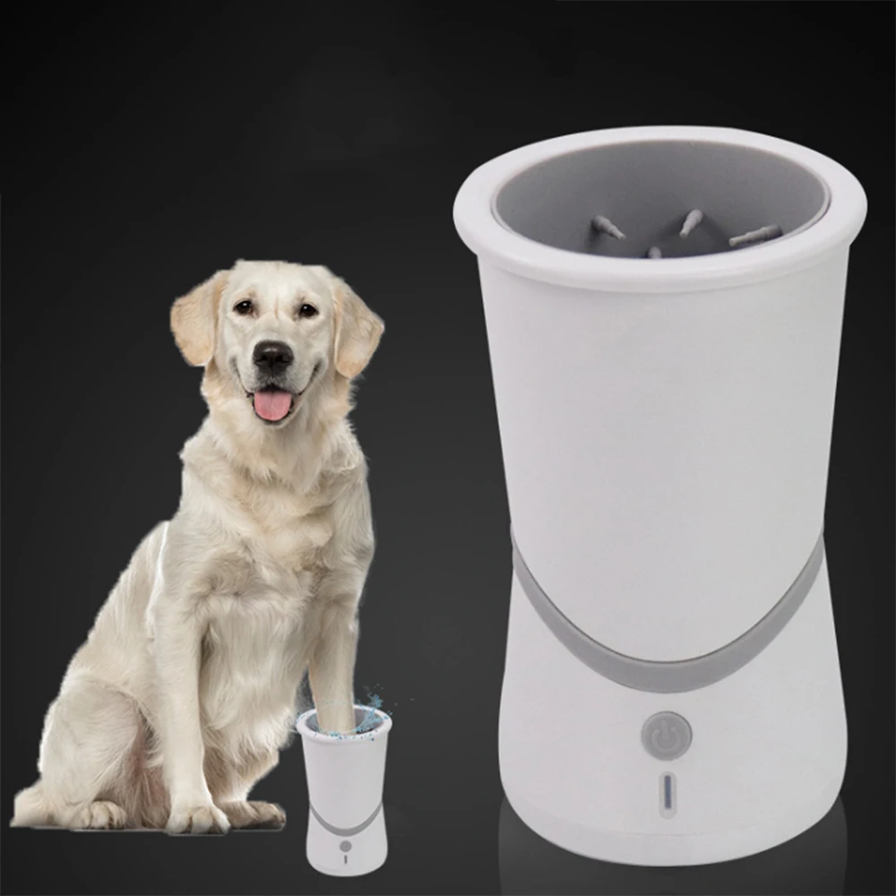 

Automatic Dog Paw Cleaner Cup USB Charging Electric Quickly Wash Dog Cat Pet Foot Massage Cup Portable Pets Cleaning Accessories