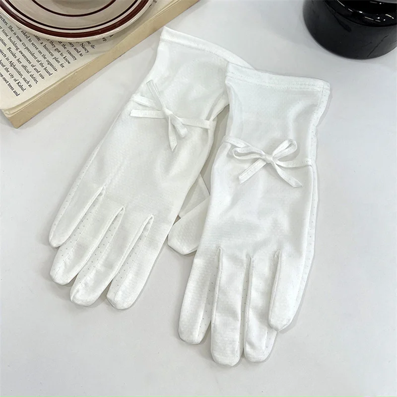 Женские Солнцезащитные Перчатки Тонкие Нескользящие Дышащие Варежки Защита От