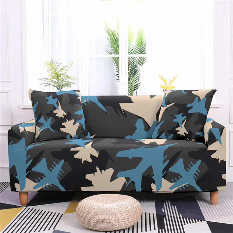 

Camouflage Print Sofa Cover Stretch Antifouling Couch Cover Furniture Chair Cover Sofas for Living Room Big Sofas Sofa Slipcover
