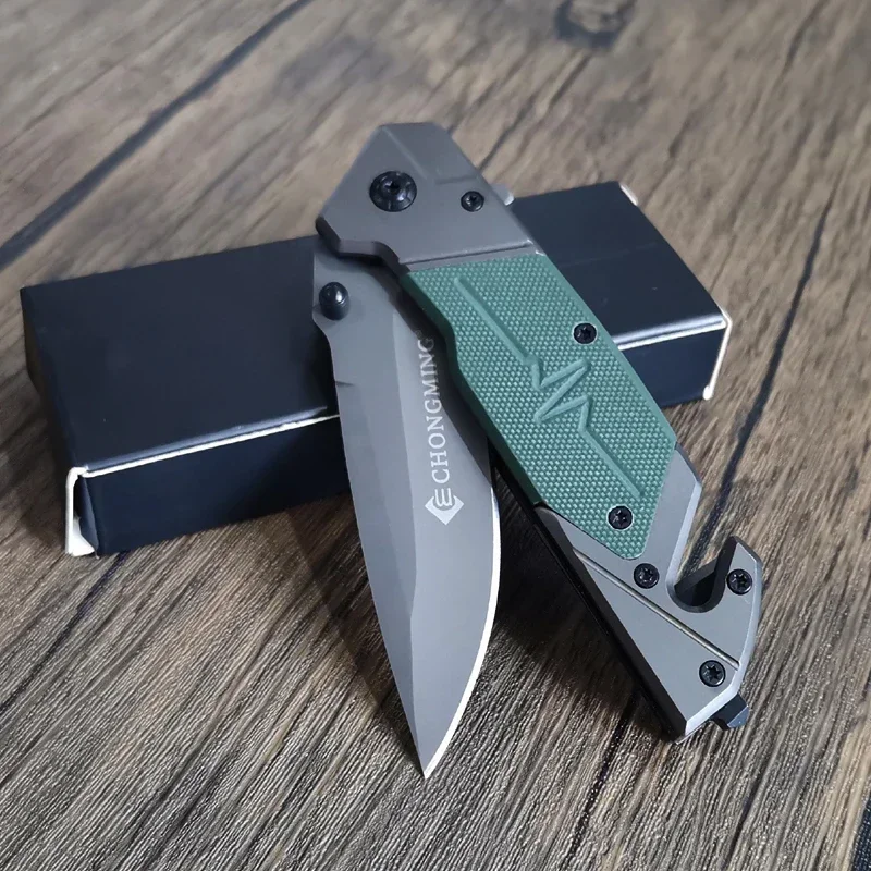 Нож из дамасской стали быстрооткрывающийся складной клинок нож 440C VG10 Ручной