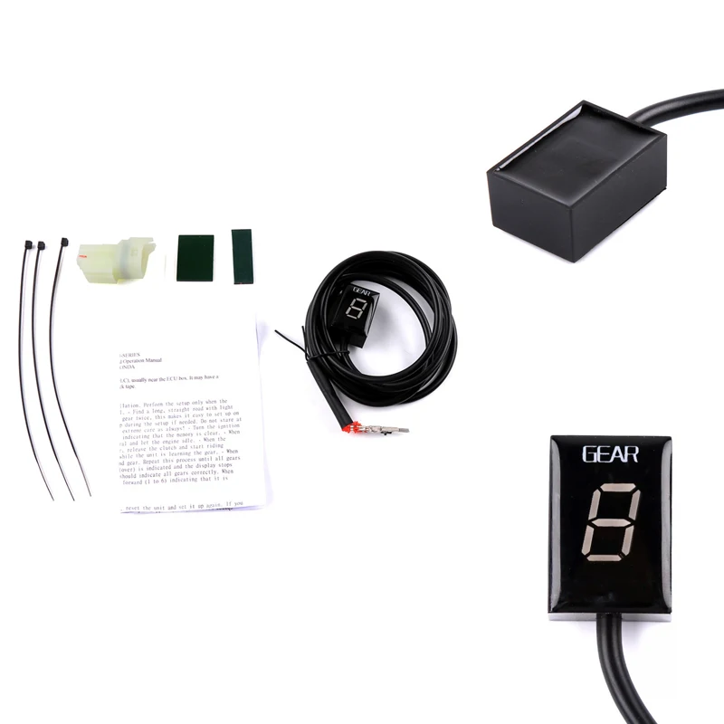 

Mount 6 Speed Gear Indicator For Honda CB500X CBR600RR CB600F XL1000V CBR650F CBF600 NT700V VFR800