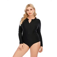 2022 women plus size one piece swimsuit solid black push up swimwear larges big plussize swimming suits bathing beachwear new