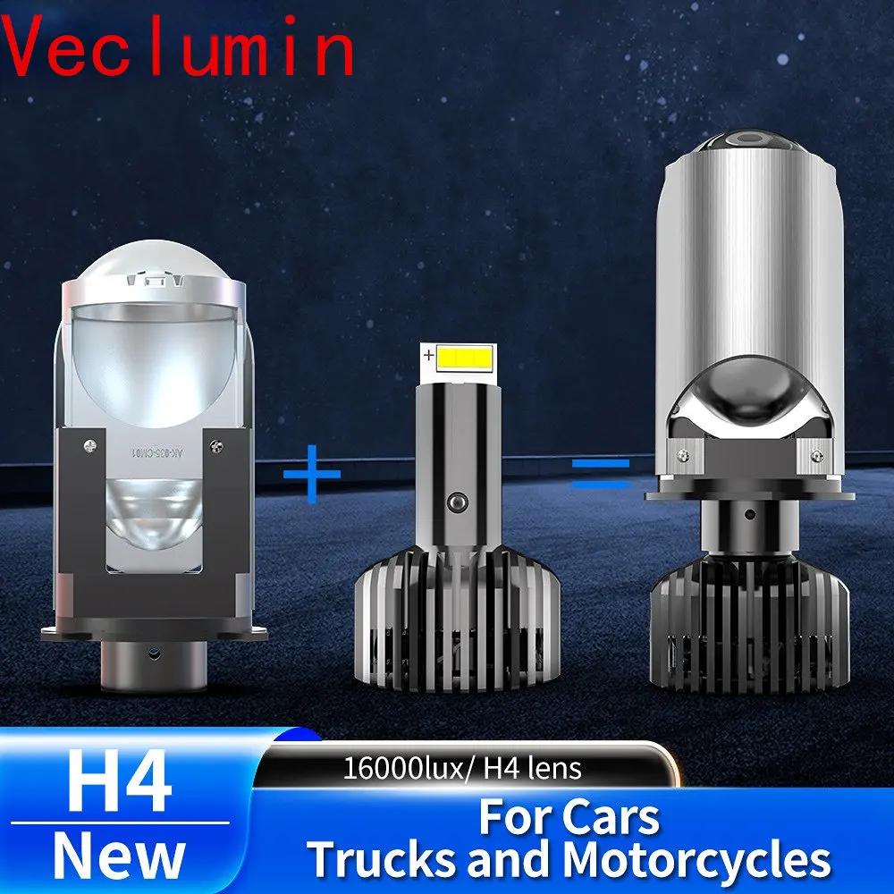 

Y9D 40w Motorcycle Truck Car Lamp with A Big Bulb Modified Headlight H4 Lens Far and Near Integrated Car LED Headlight