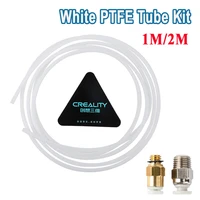 creality original white ptfe tube kit 1m2m with pneumatic joint d4%c3%97d2 for ender 3 v2 ender 5 pro cr series 3d printer parts