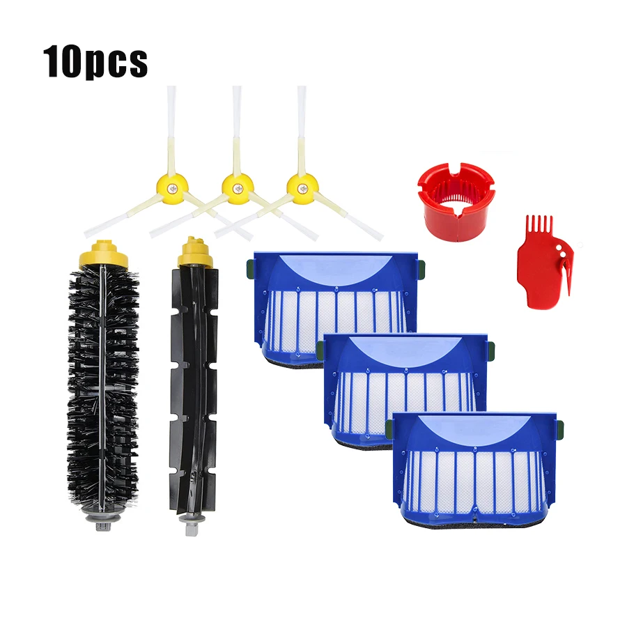 

Сменный Комплект Для Уборки iRobot Roomba Серии 600 С Щеткой, Боковой Щеткой И HEPA-фильтром Для Пылесоса