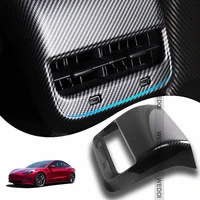 for tesla model 3 abs rear air vent outlet anti dirty cover trim model3 accessories air outlet lower decorative cover dirty res