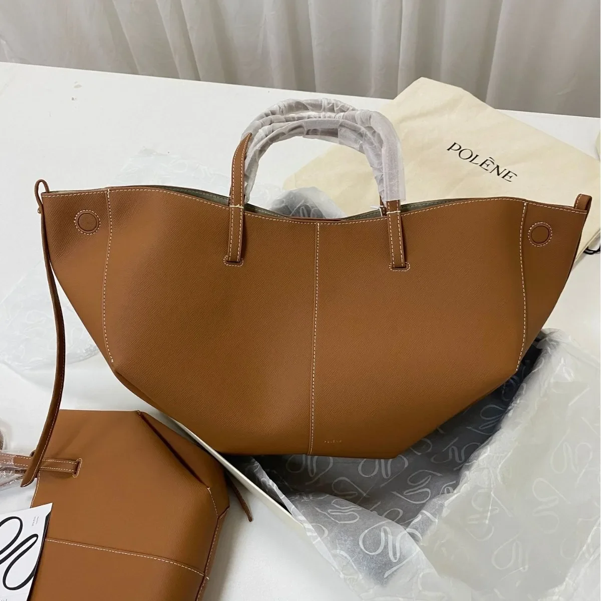 Горячая большая вместительная сумка-тоут для подмышек Polen-Ladie ретро европейская и