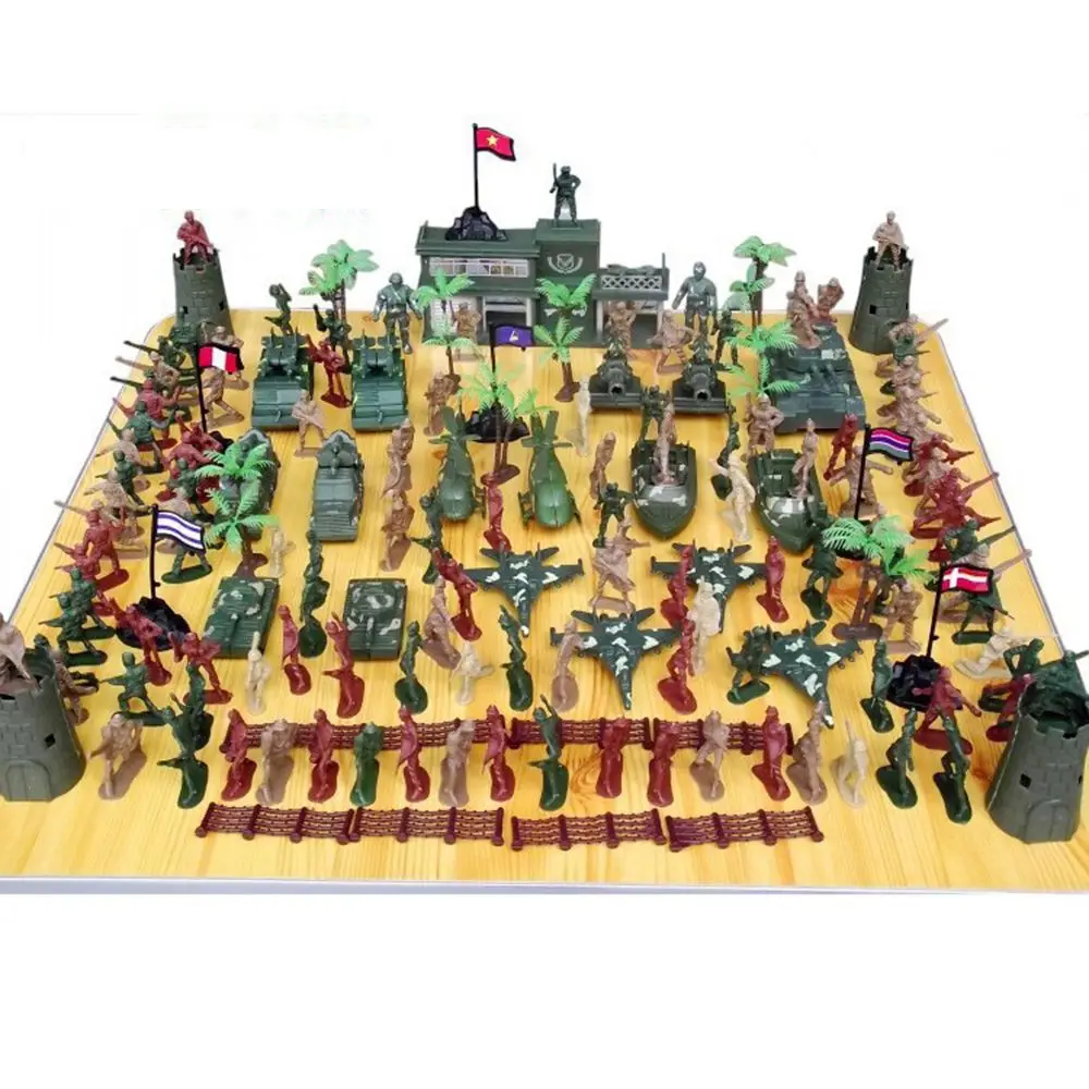 

146 шт., 146 шт., пластиковые игрушечные танки 5 см