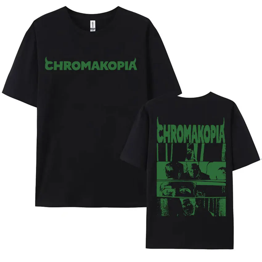 Tyler The Creator Chromakopia Album Tour Tshirts Men Women Casual O-Neck Short Sleeve T-shirt Oversized 100% Cotton T Shirt Tops