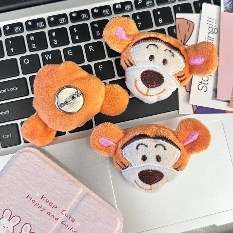 Новинка Винни-Пух Тигр мультяшная анимация креативная плюшевая кукла брошь