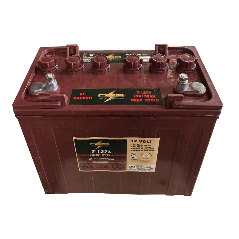 

12V 150ah T1275 Trojan Deep Cycle Аккумулятор для гольф-мобиля