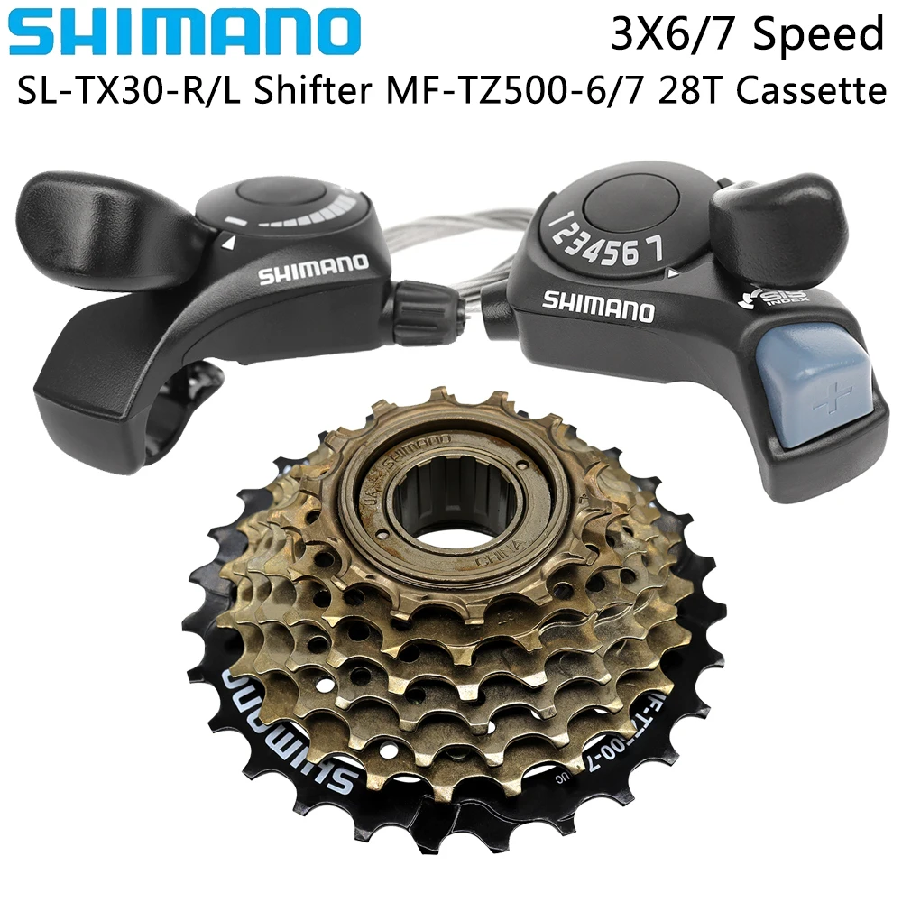 Переключатель переключения передач SHIMANO TOURNEY TX30 3X6/7 скоростей для горного
