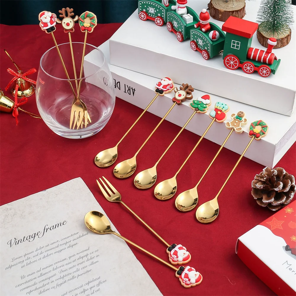 With  Cutlery Set Cake Soup Pot Self-service Restaurant Accessories Tableware Tea Stainless Steel