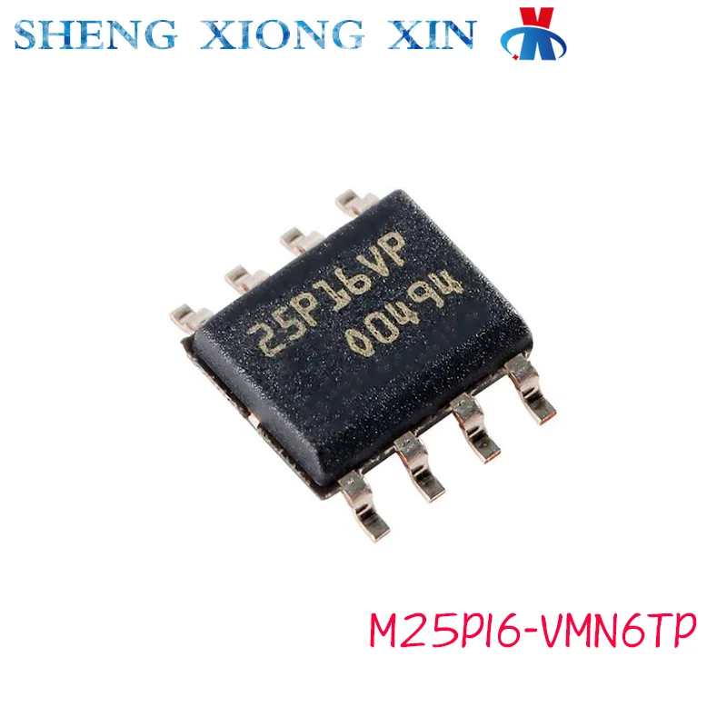 5pcs/Lot M25P16-VMN6TP SOP-8 Storage Chips M25P16 25P16VP Integrated Circuit