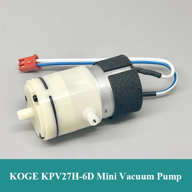 

KOGE KPV27H-6D Mini Vacuum Pump DC 3.7V 5V 6V Mini 27mm Diaphragm Air Oxygen Pump Negative Pressure Suction Breast Pump Massager