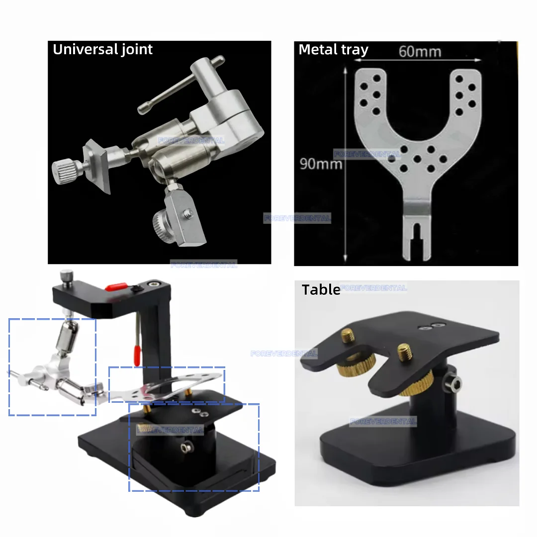 Фото Стоматологический Facebow Joint, универсальный бант для передачи данных Artex UTS, 3D артикулятор, металлическая вилка, лоток, таблица для переноса №1
