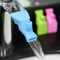 bathroom sink faucet extender rubber elastic water tap extension kitchen faucet children accessories for kid hand washing