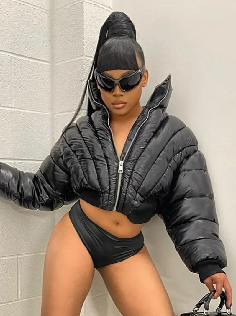 Женское стеганое пальто на осень-зиму 2024 модное теплое пальто-пуховик с отложным