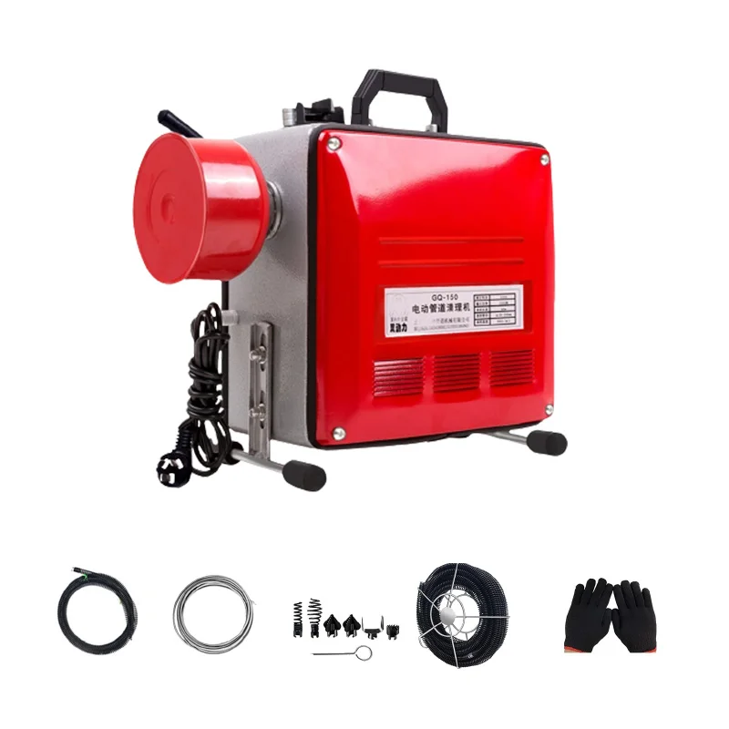 Электрическая дренажная машина для труб профессиональный бытовой