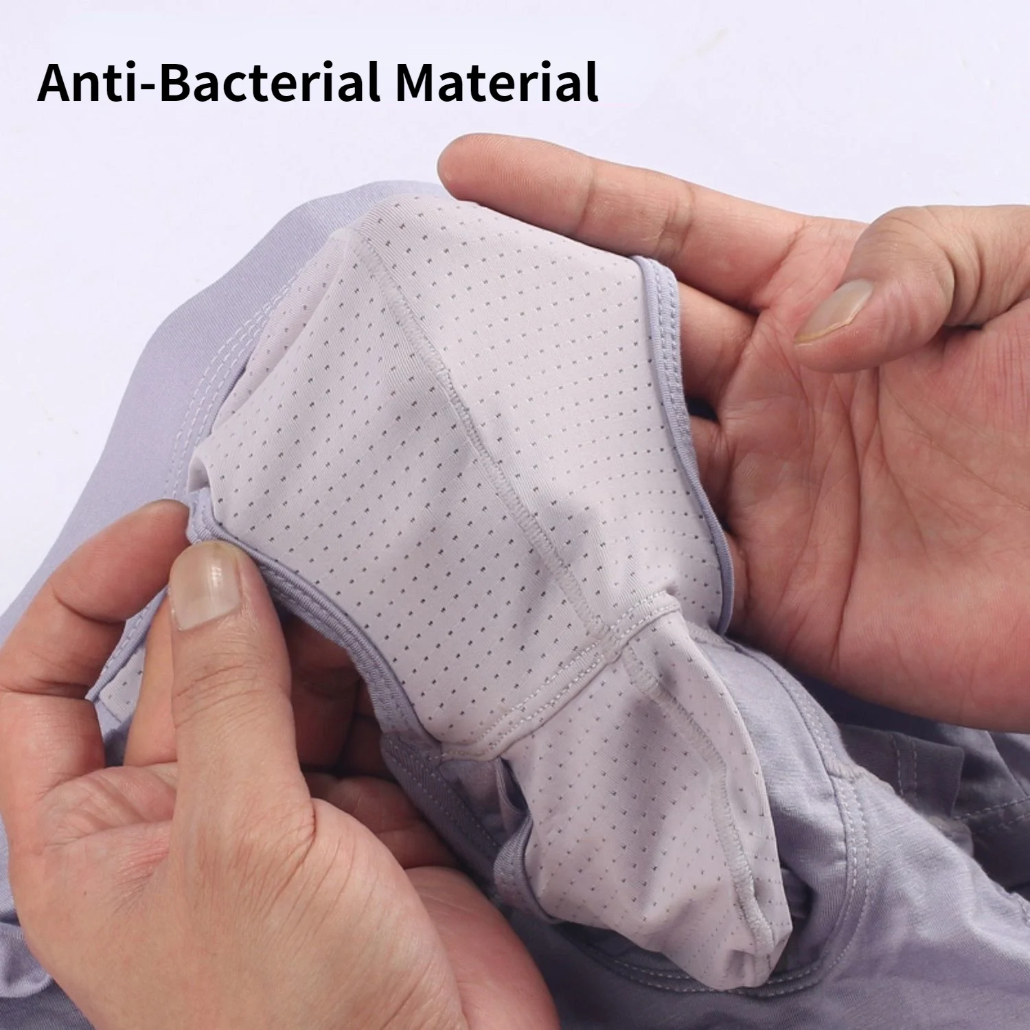 Man Breathable Boxers Penis Divide Underwear Open Hole Penis Pocket Anti Bacteria Sexy Lingerie Avoid Scrotal Eczema Briefs Gay