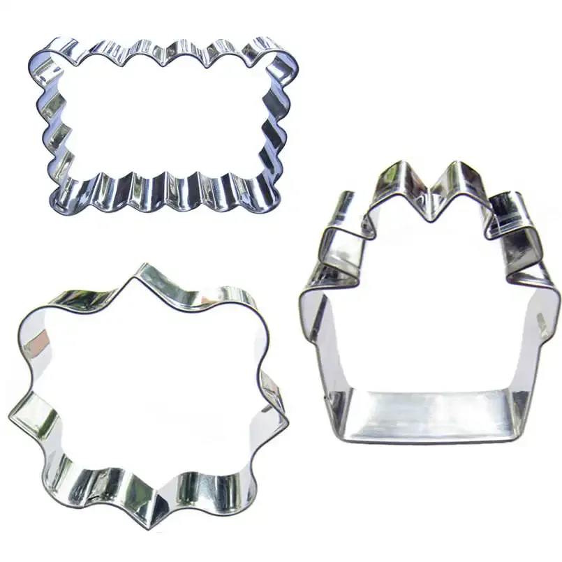 3 шт. волнистая прямоугольная подарочная коробка квадратная рамка резак для