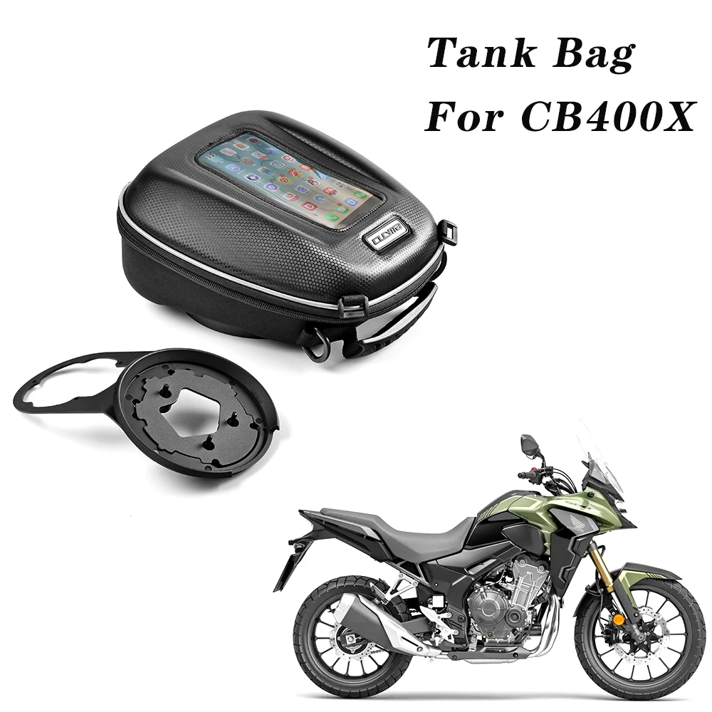 

CUCYMA MOTO Tanklock Fuel Tank Bag Flange For HONDA CB400X CB 400 X 400X 2020-2022 Motorcycle Luggage Phone Navigation Bags