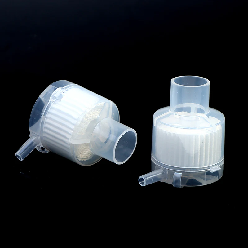 

2pcs Medical Disposable Steriled Heat Moisture Exchangers Tracheostomy Trach Vent HME Filter