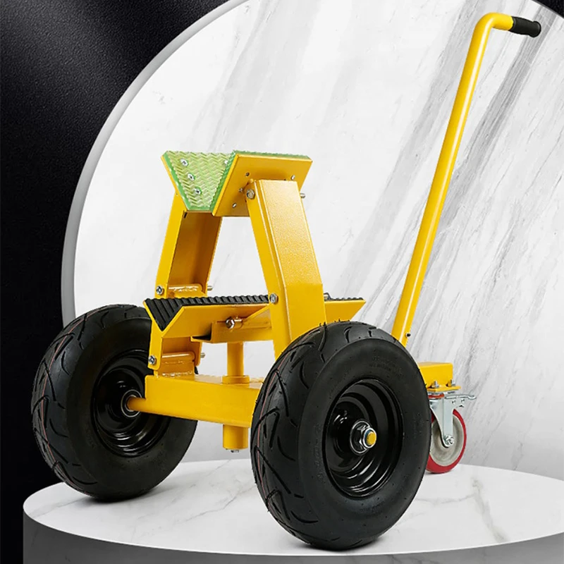 Marble handling, automatic plywood truck, large plate trolley, industrial heavy duty mobile transport