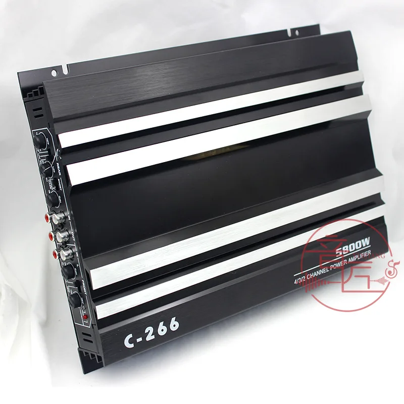 Высокомощный автомобильный аудиоусилитель мощности C-266 Quad 4-канальный усилитель