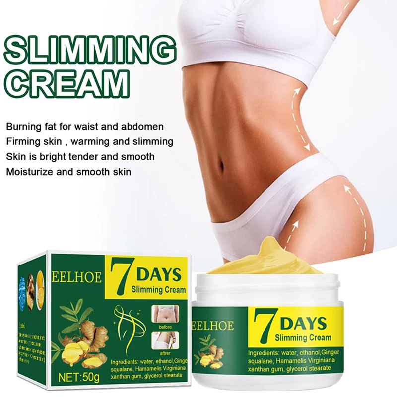 

7DAYS Ginger Slim Cream Weight Loss Removal Waist and Leg Cellulite Fat Burning Sculpting Cream Whitening Firm Lifting Body Care